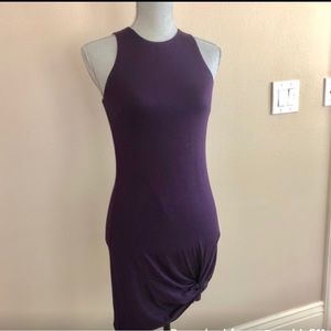 Trina Turk purple Knot Jersey Dress size small